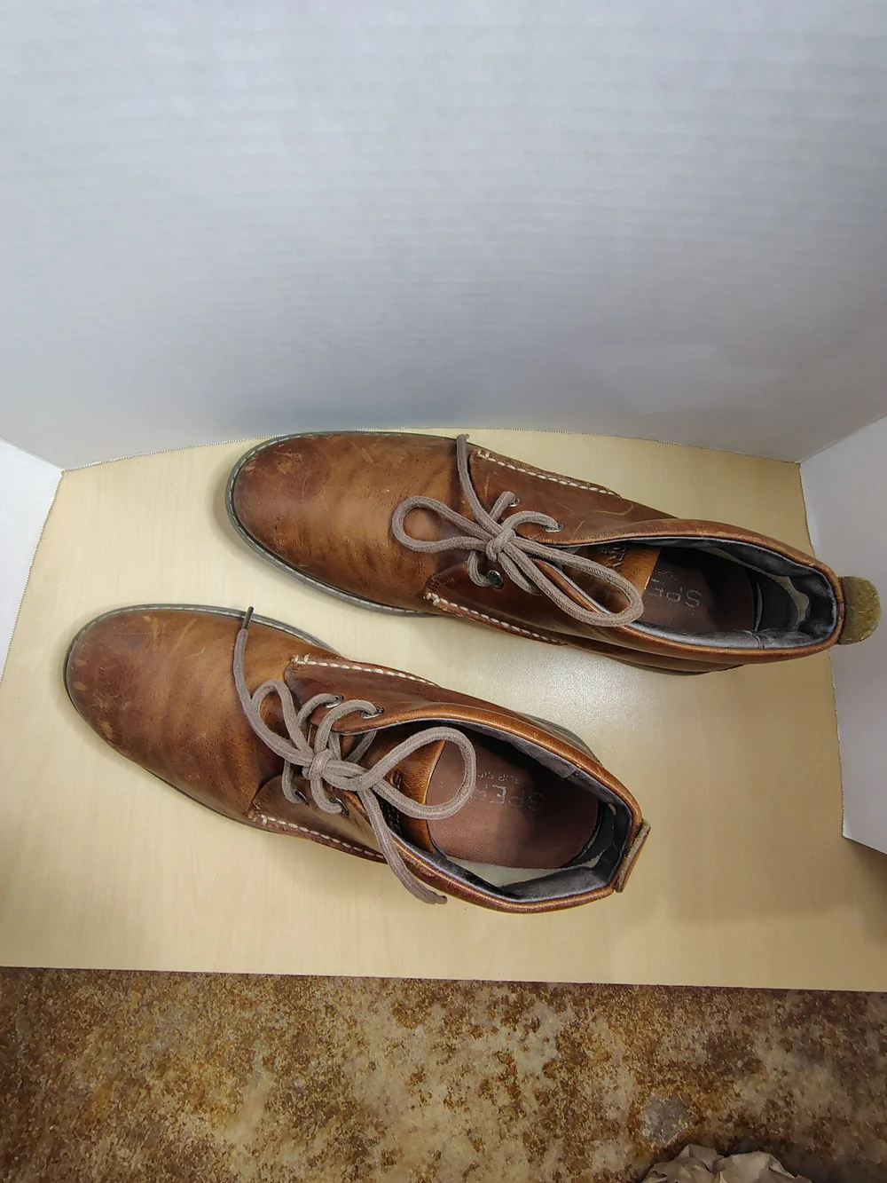 Sperry Tan Leather Chukka Boots